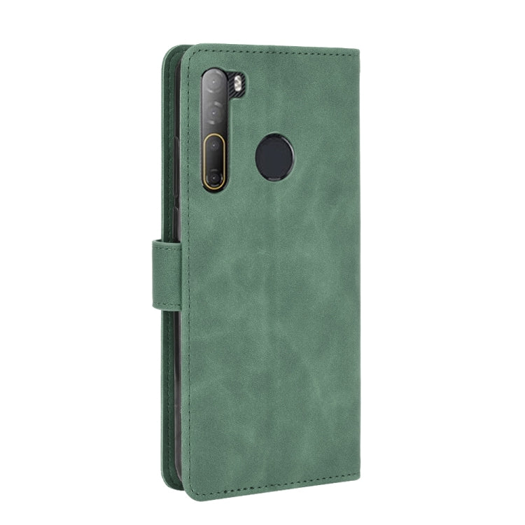 For HTC Desire 20 Pro Solid Color Skin Feel Magnetic Buckle Horizontal Flip Calf Texture PU Leather Case with Holder & Card Slots & Wallet