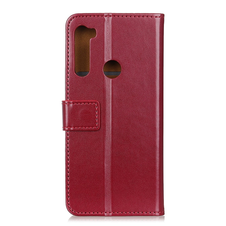 For Xiaomi Redmi Note 8 3-Color Pearl Texture Magnetic Buckle Horizontal Flip PU Leather Case with Card Slots & Wallet & Holder