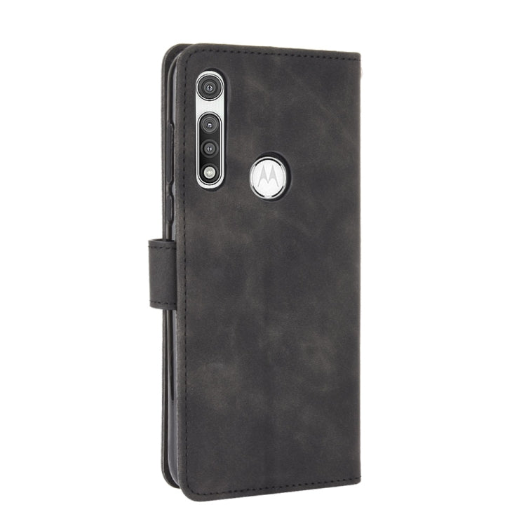 For Motorola Moto G Fast Solid Color Skin Feel Magnetic Buckle Horizontal Flip Calf Texture PU Leather Case with Holder & Card Slots & Wallet