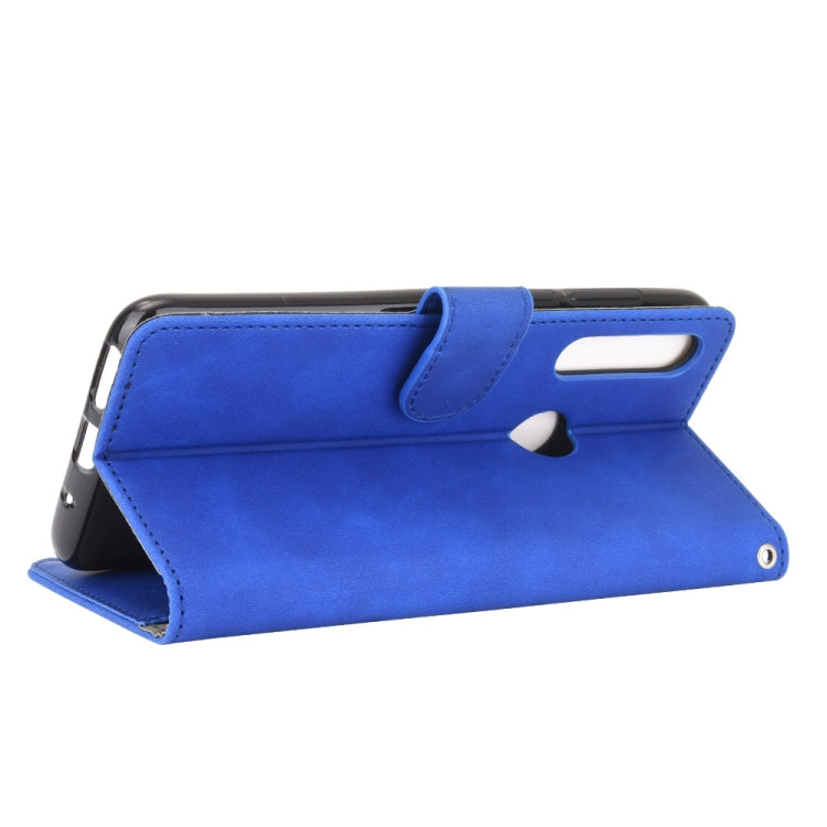 For Motorola Moto G Fast Solid Color Skin Feel Magnetic Buckle Horizontal Flip Calf Texture PU Leather Case with Holder & Card Slots & Wallet