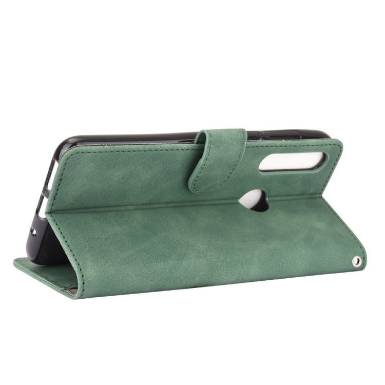 For Motorola Moto G Fast Solid Color Skin Feel Magnetic Buckle Horizontal Flip Calf Texture PU Leather Case with Holder & Card Slots & Wallet