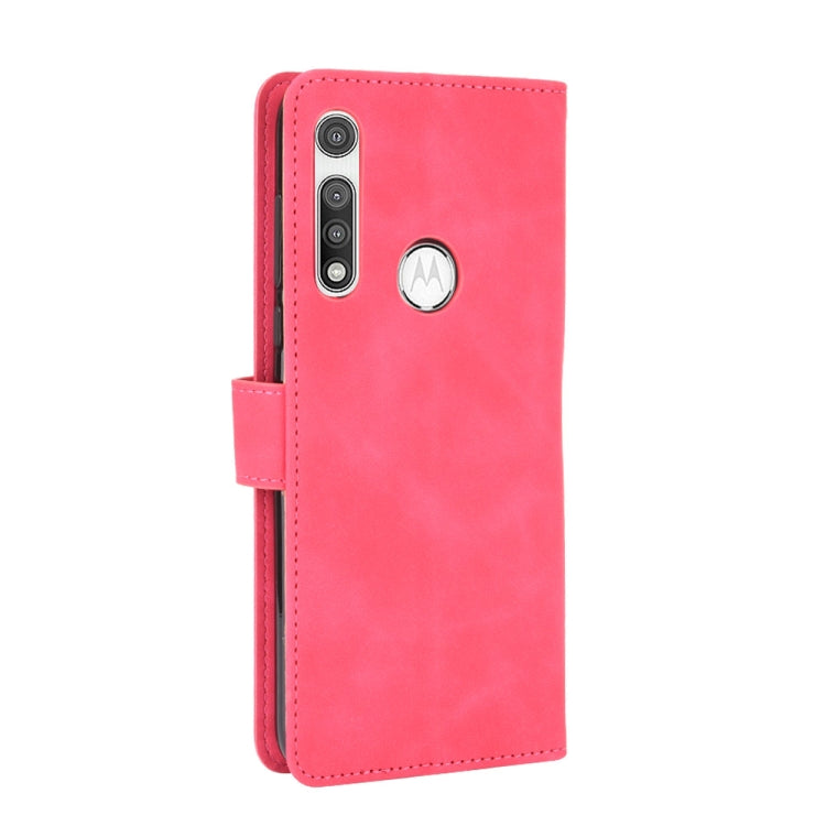 For Motorola Moto G Fast Solid Color Skin Feel Magnetic Buckle Horizontal Flip Calf Texture PU Leather Case with Holder & Card Slots & Wallet
