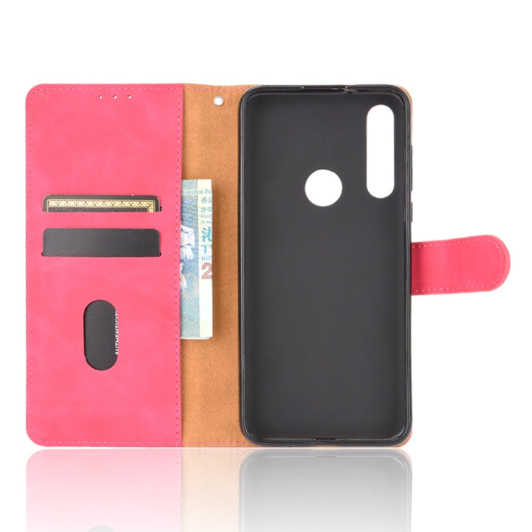 For Motorola Moto G Fast Solid Color Skin Feel Magnetic Buckle Horizontal Flip Calf Texture PU Leather Case with Holder & Card Slots & Wallet