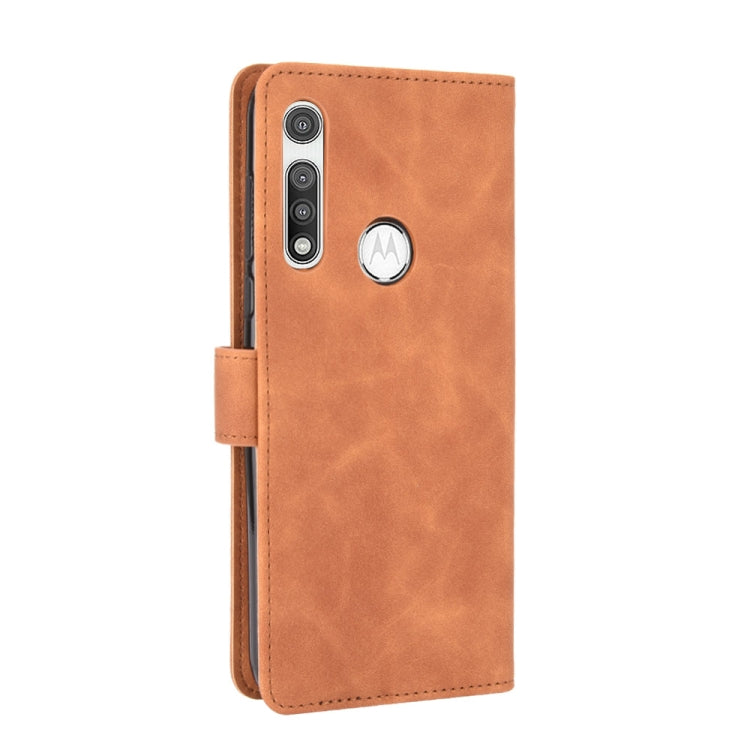 For Motorola Moto G Fast Solid Color Skin Feel Magnetic Buckle Horizontal Flip Calf Texture PU Leather Case with Holder & Card Slots & Wallet