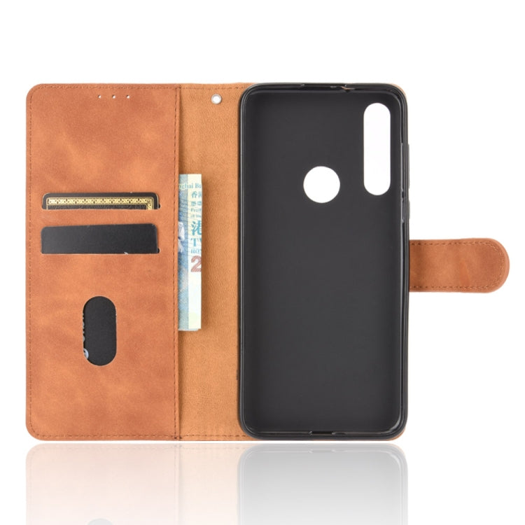 For Motorola Moto G Fast Solid Color Skin Feel Magnetic Buckle Horizontal Flip Calf Texture PU Leather Case with Holder & Card Slots & Wallet