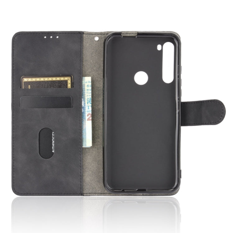 For Motorola Moto One Fusion Plus Solid Color Skin Feel Magnetic Buckle Horizontal Flip Calf Texture PU Leather Case with Holder & Card Slots & Wallet