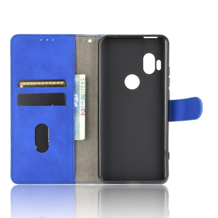 For Motorola Moto One Hyper Solid Color Skin Feel Magnetic Buckle Horizontal Flip Calf Texture PU Leather Case with Holder & Card Slots & Wallet