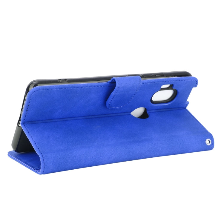 For Motorola Moto One Hyper Solid Color Skin Feel Magnetic Buckle Horizontal Flip Calf Texture PU Leather Case with Holder & Card Slots & Wallet