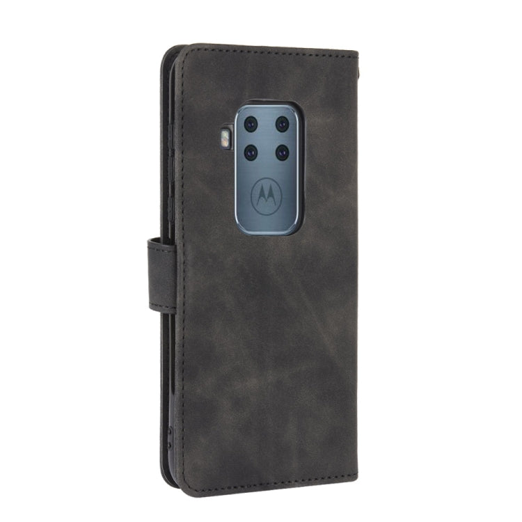 For Motorola Moto One Pro / One Zoom Solid Color Skin Feel Magnetic Buckle Horizontal Flip Calf Texture PU Leather Case with Holder & Card Slots & Wallet