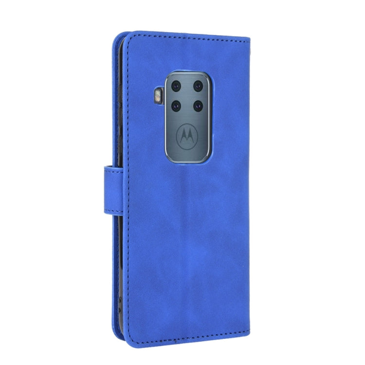 For Motorola Moto One Pro / One Zoom Solid Color Skin Feel Magnetic Buckle Horizontal Flip Calf Texture PU Leather Case with Holder & Card Slots & Wallet