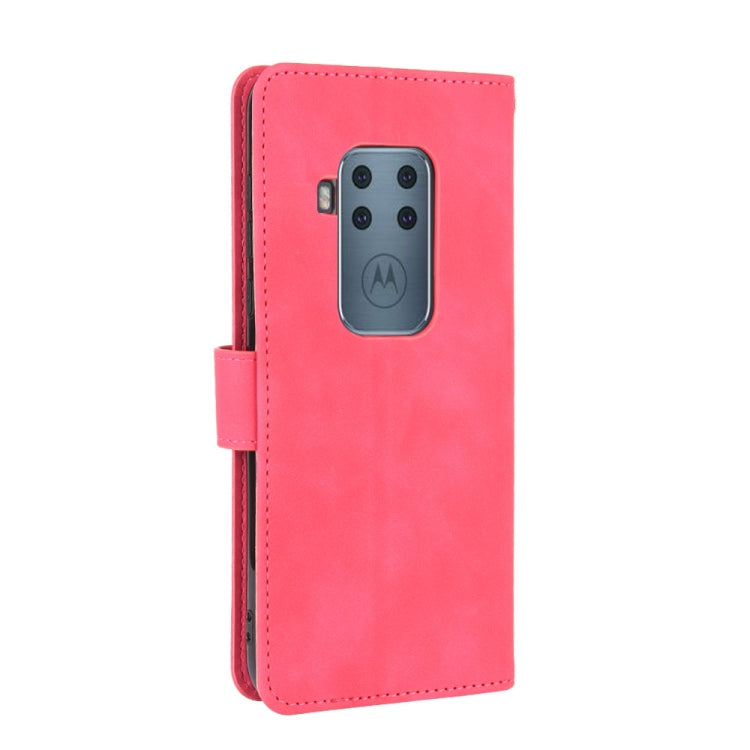 For Motorola Moto One Pro / One Zoom Solid Color Skin Feel Magnetic Buckle Horizontal Flip Calf Texture PU Leather Case with Holder & Card Slots & Wallet
