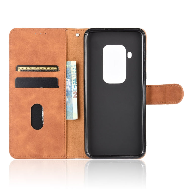 For Motorola Moto One Pro / One Zoom Solid Color Skin Feel Magnetic Buckle Horizontal Flip Calf Texture PU Leather Case with Holder & Card Slots & Wallet