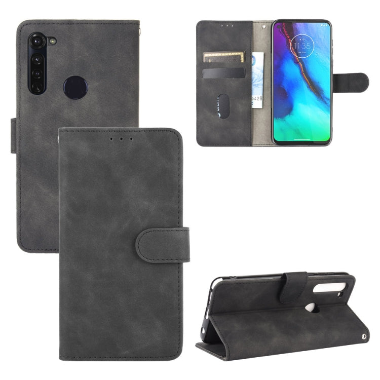 For Motorola Moto G Stylus / G Pro Solid Color Skin Feel Magnetic Buckle Horizontal Flip Calf Texture PU Leather Case with Holder & Card Slots & Wallet