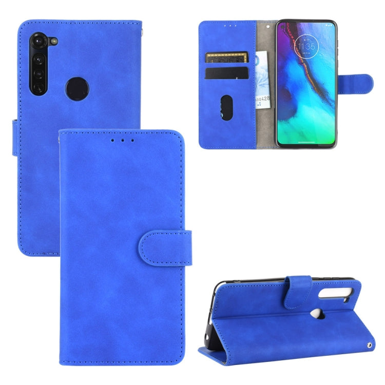 For Motorola Moto G Stylus / G Pro Solid Color Skin Feel Magnetic Buckle Horizontal Flip Calf Texture PU Leather Case with Holder & Card Slots & Wallet