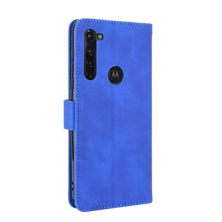 For Motorola Moto G Stylus / G Pro Solid Color Skin Feel Magnetic Buckle Horizontal Flip Calf Texture PU Leather Case with Holder & Card Slots & Wallet