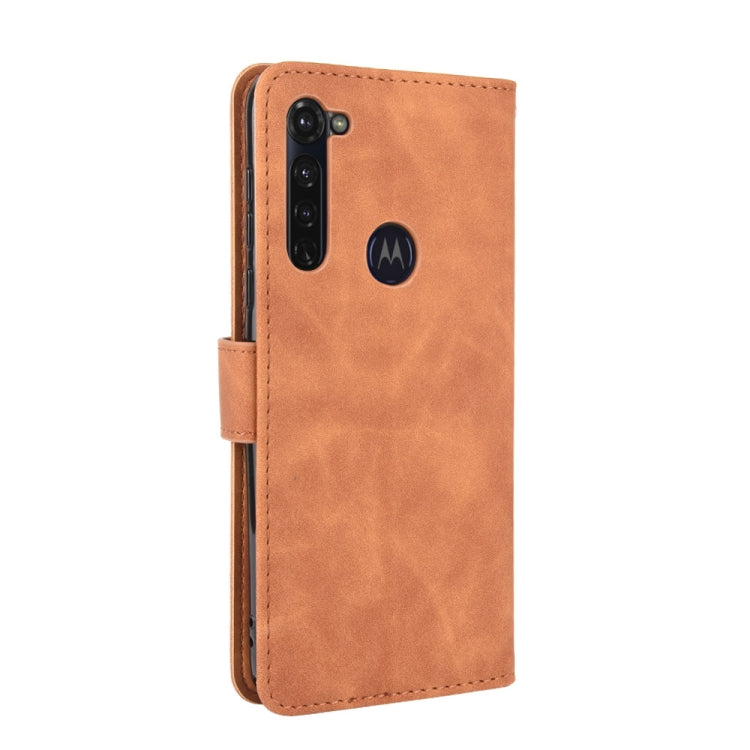 For Motorola Moto G Stylus / G Pro Solid Color Skin Feel Magnetic Buckle Horizontal Flip Calf Texture PU Leather Case with Holder & Card Slots & Wallet
