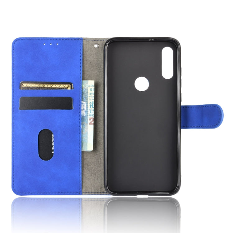For Motorola Moto E(2020) Solid Color Skin Feel Magnetic Buckle Horizontal Flip Calf Texture PU Leather Case with Holder & Card Slots & Wallet