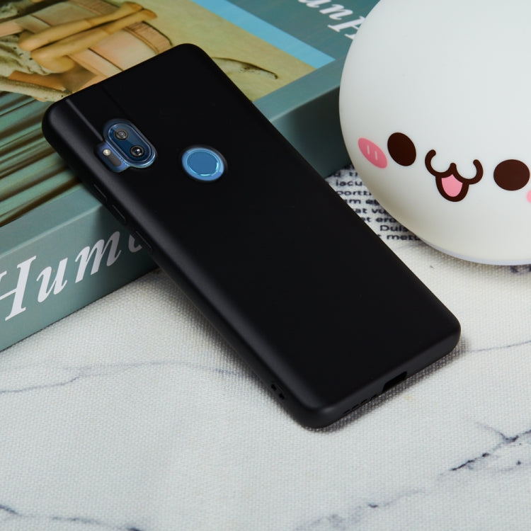 For Motorola Moto One Hyper Solid Color Liquid Silicone Dropproof Full Coverage Protective Case