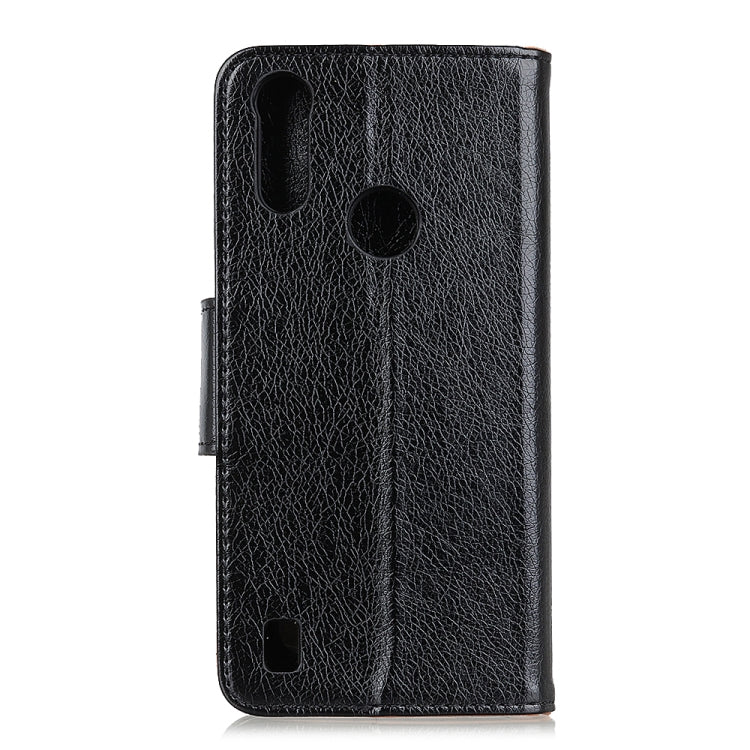 For Motorola Moto E6s (2020) Nappa Texture Horizontal Flip Leather Case with Holder & Card Slots & Wallet
