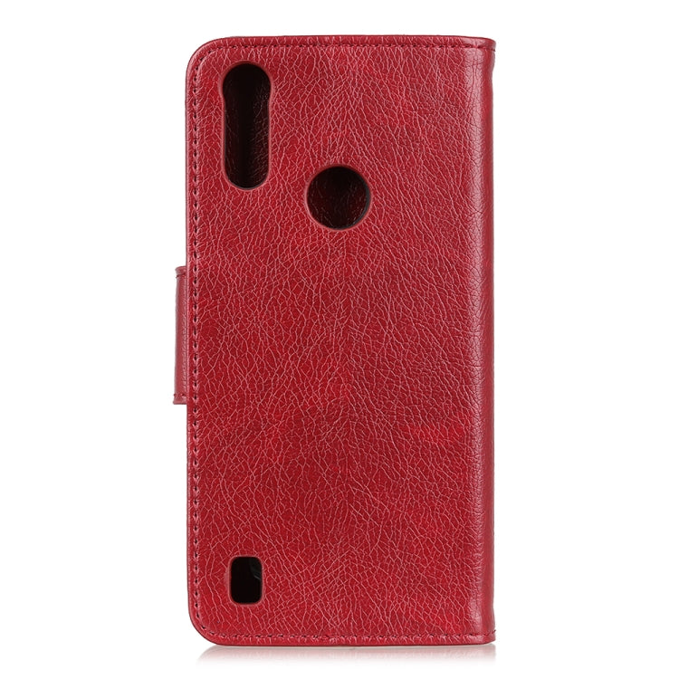 For Motorola Moto E6s (2020) Nappa Texture Horizontal Flip Leather Case with Holder & Card Slots & Wallet