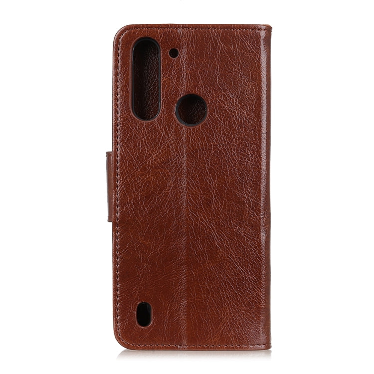 For Motorola Moto One Fusion Nappa Texture Horizontal Flip Leather Case with Holder & Card Slots & Wallet
