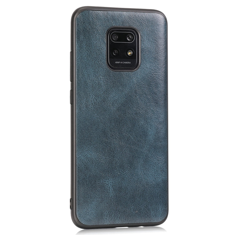 For Xiaomi Redmi 10X Pro Crazy Horse Textured Calfskin PU+PC+TPU Case