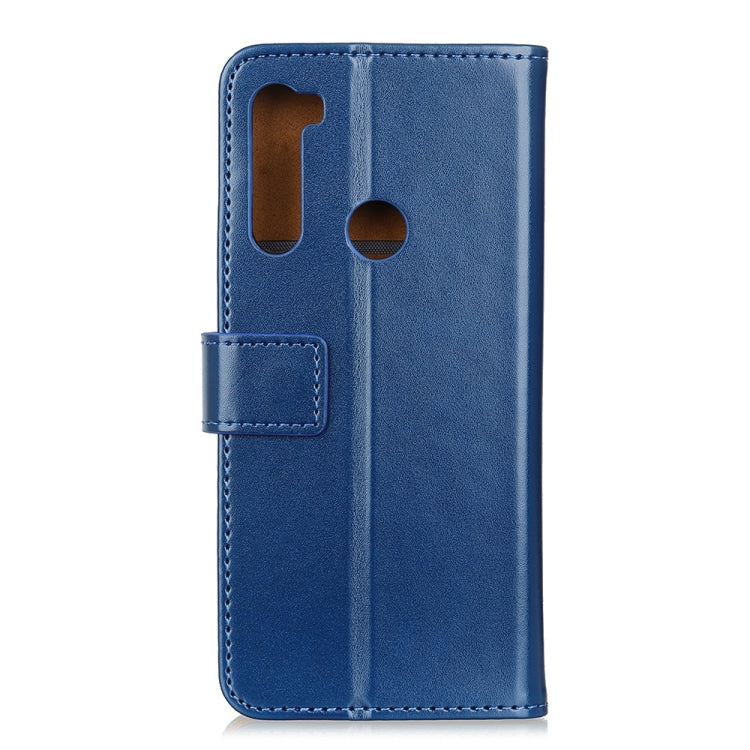 For Motorola Moto G8 3-Color Pearl Texture Magnetic Buckle Horizontal Flip PU Leather Case with Card Slots & Wallet & Holder