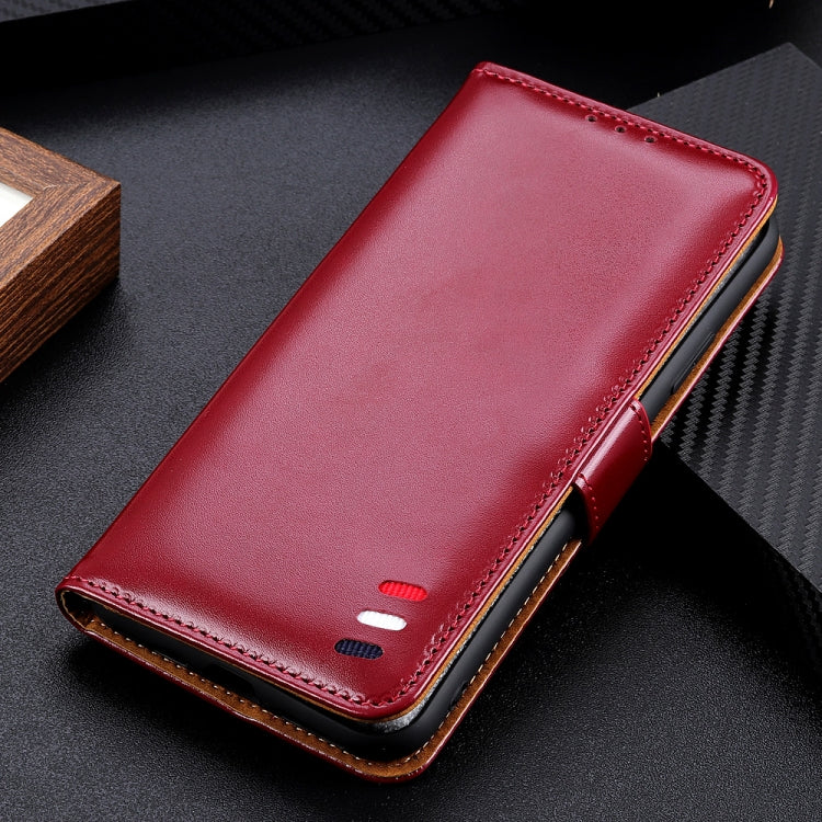For UMIDIGI S5 Pro 3-Color Pearl Texture Magnetic Buckle Horizontal Flip PU Leather Case with Card Slots & Wallet & Holder