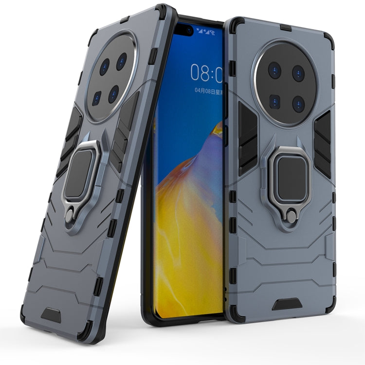 For Huawei Mate 40 Pro Shockproof PC + TPU Protective Case with Magnetic Ring Holder