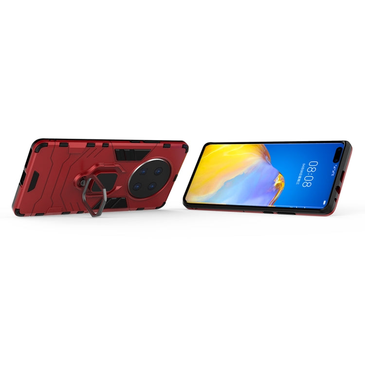 For Huawei Mate 40 Pro Shockproof PC + TPU Protective Case with Magnetic Ring Holder