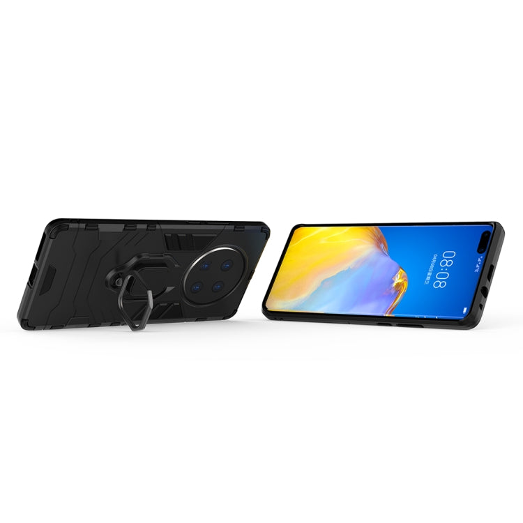 For Huawei Mate 40 Pro Shockproof PC + TPU Protective Case with Magnetic Ring Holder