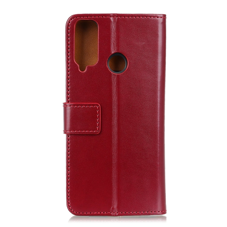 For Huawei Honor 4T 3-Color Pearl Texture Magnetic Buckle Horizontal Flip PU Leather Case with Card Slots & Wallet & Holder