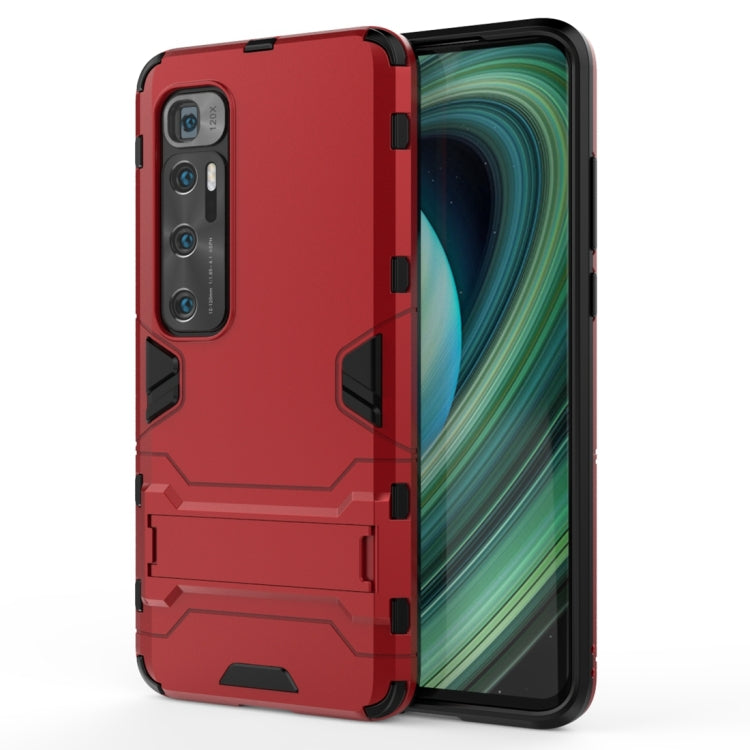 For Xiaomi Mi 10 Ultra PC + TPU Shockproof Protective Case with Invisible Holder