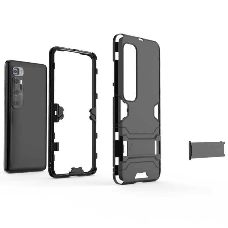 For Xiaomi Mi 10 Ultra PC + TPU Shockproof Protective Case with Invisible Holder