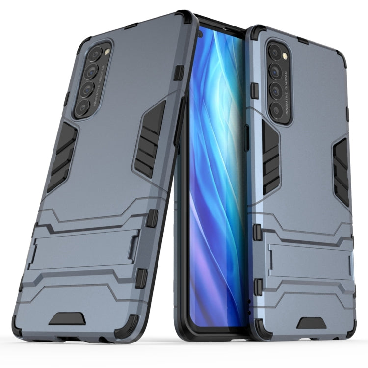 For OPPO Reno4 Pro PC + TPU Shockproof Protective Case with Invisible Holder