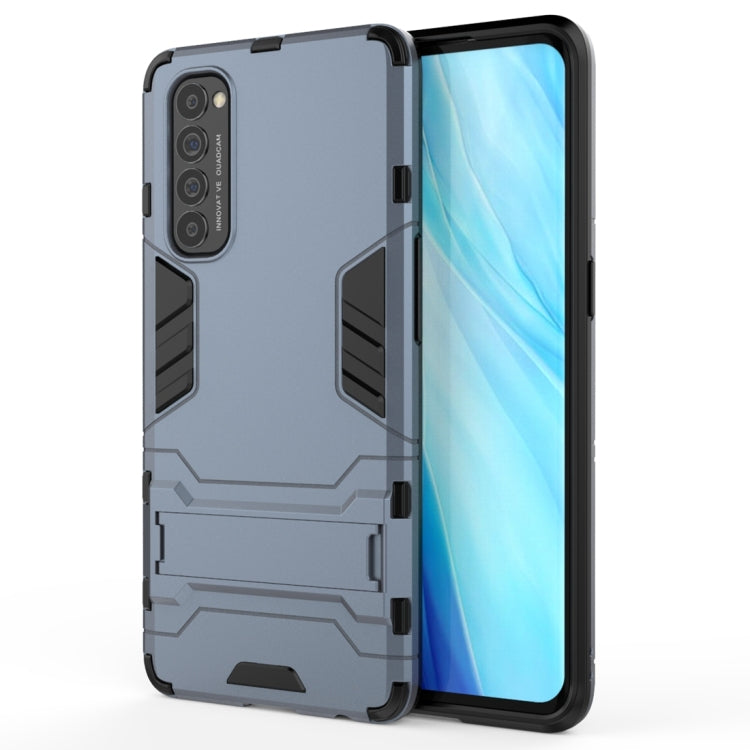 For OPPO Reno4 Pro PC + TPU Shockproof Protective Case with Invisible Holder