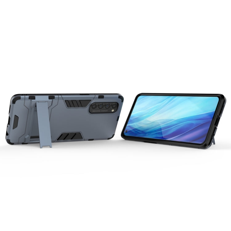 For OPPO Reno4 Pro PC + TPU Shockproof Protective Case with Invisible Holder