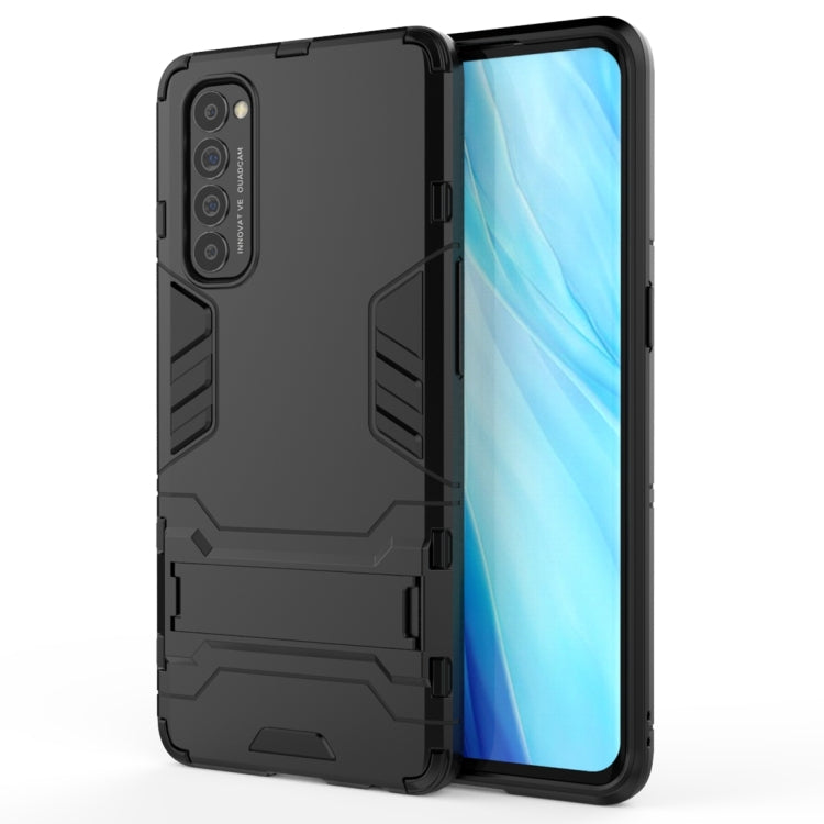 For OPPO Reno4 Pro PC + TPU Shockproof Protective Case with Invisible Holder