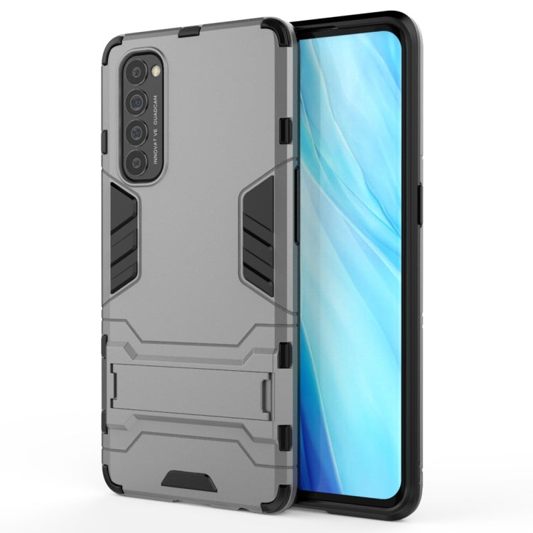 For OPPO Reno4 Pro PC + TPU Shockproof Protective Case with Invisible Holder