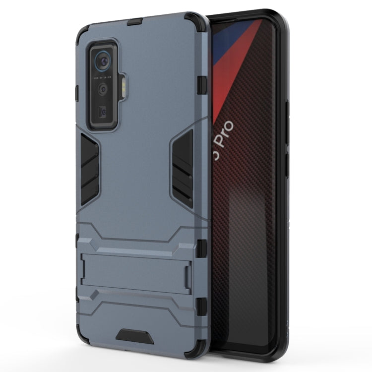 For Vivo iQOO 5 Pro 5G PC + TPU Shockproof Protective Case with Invisible Holder