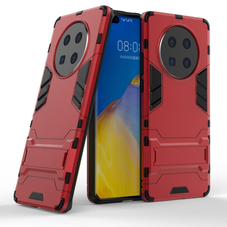 For Huawei Mate 40 Pro+ PC + TPU Shockproof Protective Case with Invisible Holder