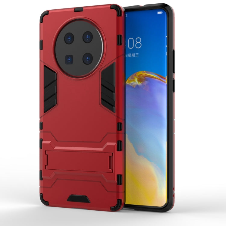 For Huawei Mate 40 Pro+ PC + TPU Shockproof Protective Case with Invisible Holder