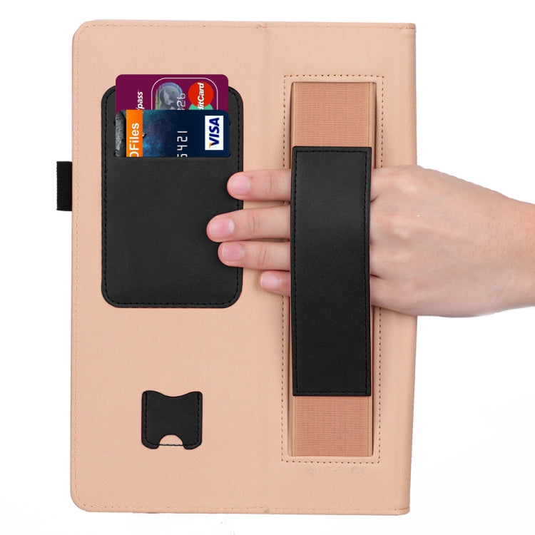 For Lenovo Tab P10 TB-X705F & Tab M10 FHD REL TB-X605FC/LC & Tab M10 TB-X605F / TB-X505F Retro Texture PU Leather Horizontal Flip Leather Case with Holder & 2 Card Slots & Hand Strap