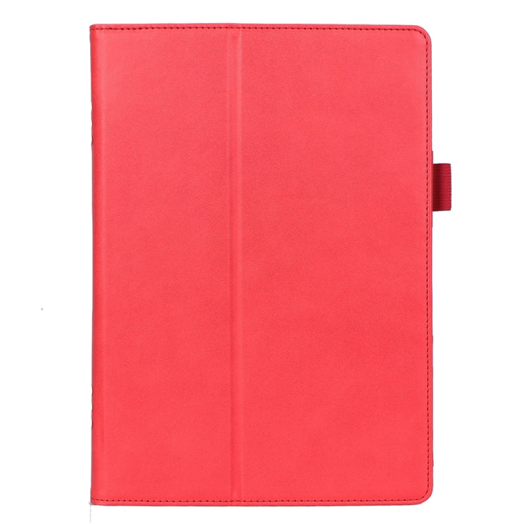 For Lenovo Tab P10 TB-X705F & Tab M10 FHD REL TB-X605FC/LC & Tab M10 TB-X605F / TB-X505F Retro Texture PU Leather Horizontal Flip Leather Case with Holder & 2 Card Slots & Hand Strap