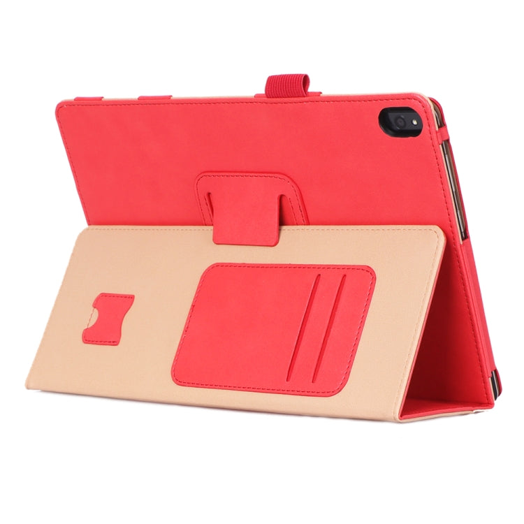 For Lenovo Tab P10 TB-X705F & Tab M10 FHD REL TB-X605FC/LC & Tab M10 TB-X605F / TB-X505F Retro Texture PU Leather Horizontal Flip Leather Case with Holder & 2 Card Slots & Hand Strap