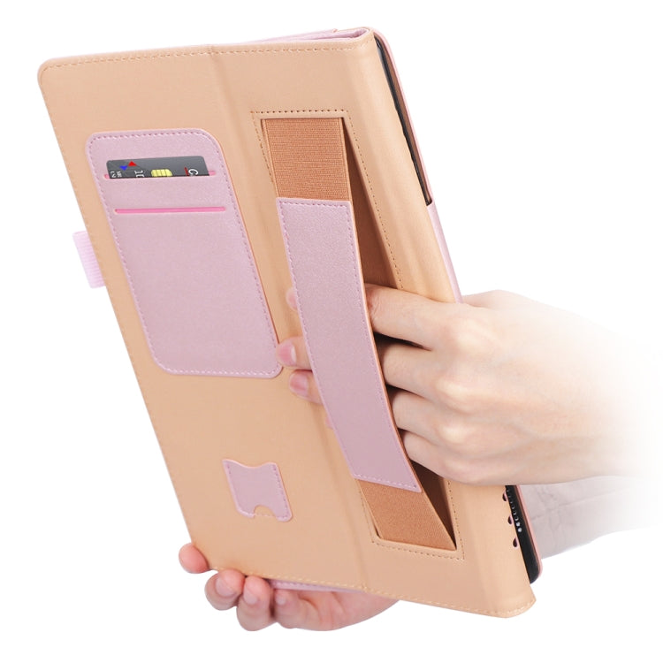 For Lenovo Tab P10 TB-X705F & Tab M10 FHD REL TB-X605FC/LC & Tab M10 TB-X605F / TB-X505F Retro Texture PU Leather Horizontal Flip Leather Case with Holder & 2 Card Slots & Hand Strap