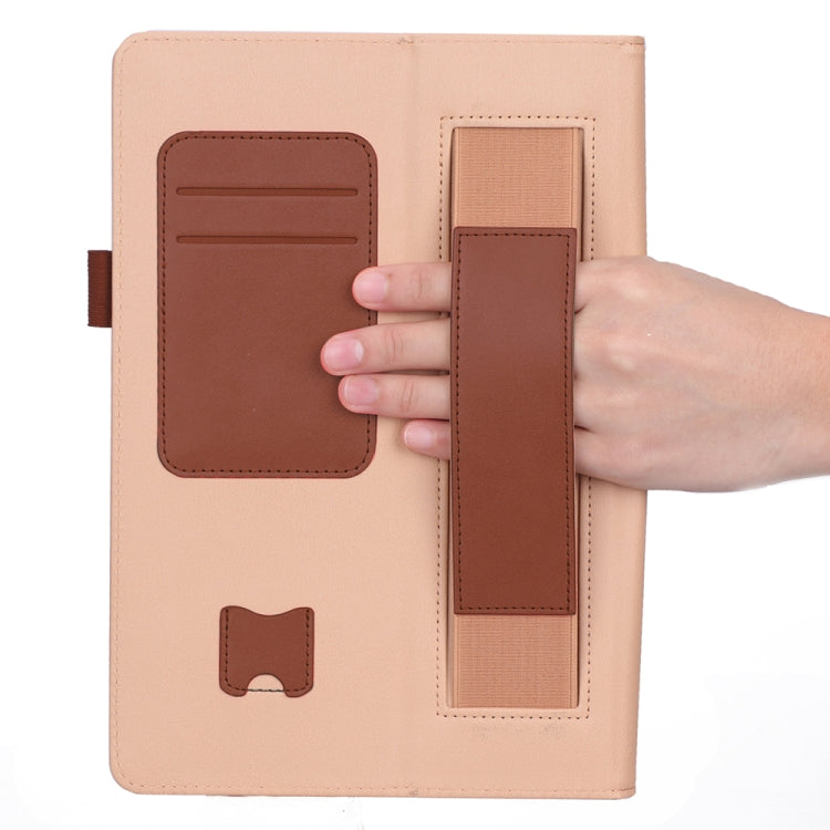 For Lenovo Tab P10 TB-X705F & Tab M10 FHD REL TB-X605FC/LC & Tab M10 TB-X605F / TB-X505F Retro Texture PU Leather Horizontal Flip Leather Case with Holder & 2 Card Slots & Hand Strap