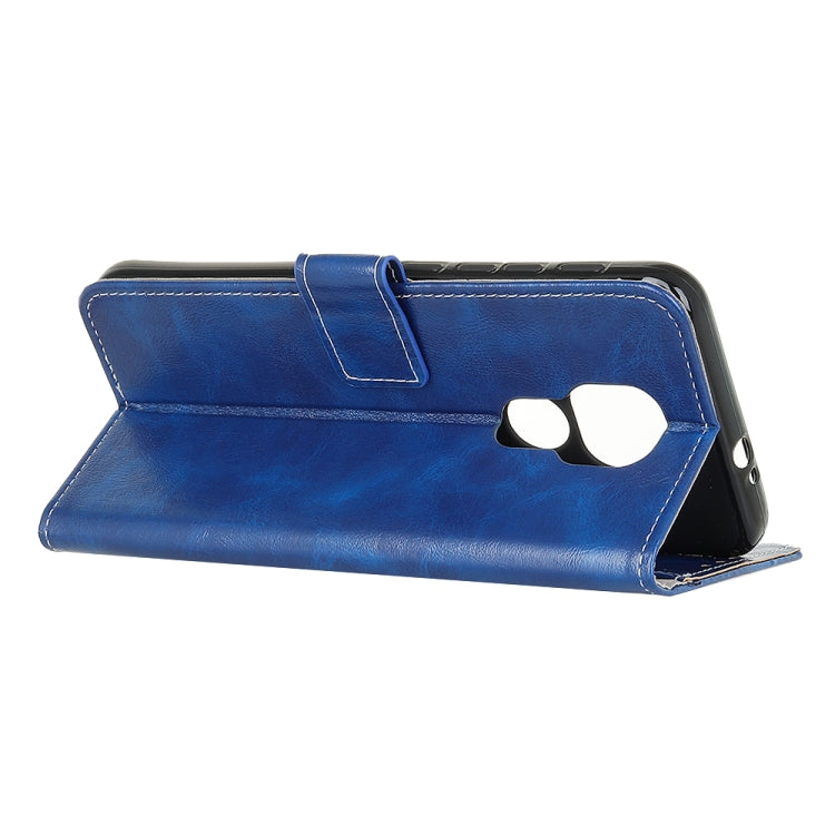 For Motorola Moto G9 / G9 Play / E7 Plus / Lenovo K12 Note Retro Crazy Horse Texture Horizontal Flip Leather Case with Holder & Card Slots & Photo Frame & Wallet