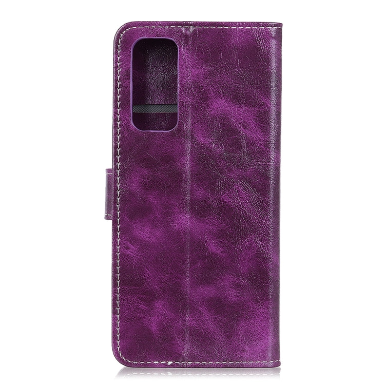 For Vivo Y20 Retro Crazy Horse Texture Horizontal Flip Leather Case with Holder & Card Slots & Photo Frame & Wallet