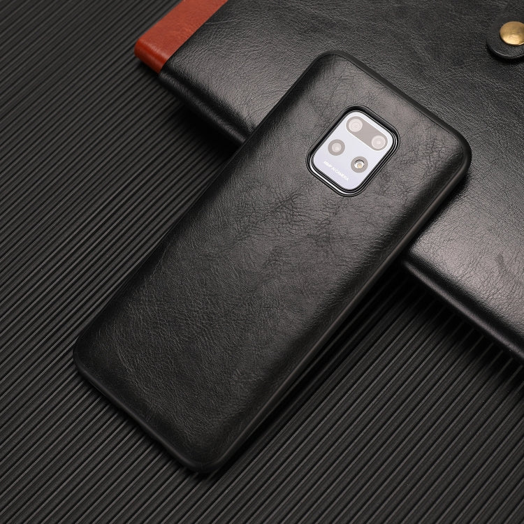 For Xiaomi Redmi 10X Pro Crazy Horse Textured Calfskin PU+PC+TPU Case